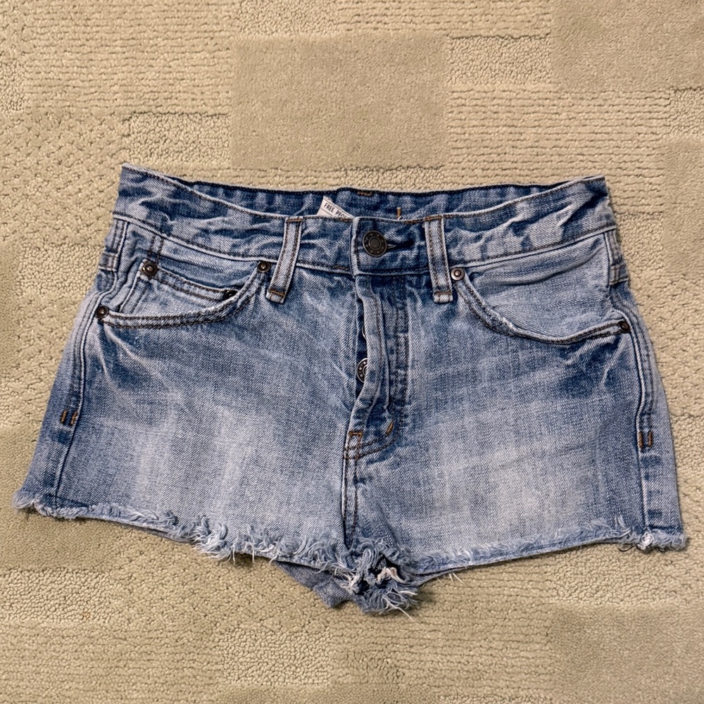 Free People denim women’s shorts, size 24